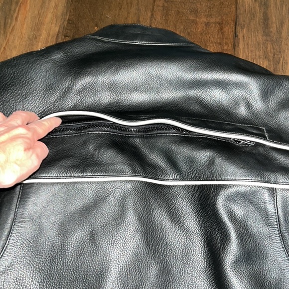 Highway One Leather Riding Coat Size Large - Picture 15 of 16